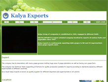 Tablet Screenshot of kalyaexports.com